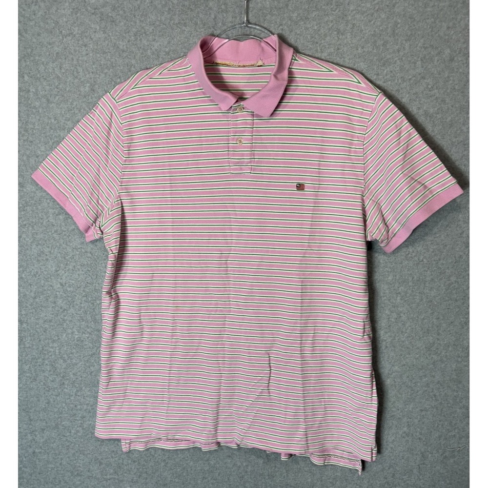 Ralph Lauren Polo Shirt Mens Extra Large Striped Classic Casual Preppy XL